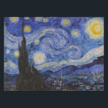 Vincent Van Gogh - The Starry nigh Tischdecke<br><div class="desc">The Starry Night / La nuit etoilee - Vincent Van Gogh im Jahr 1889</div>