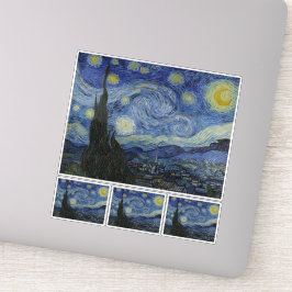 Vincent Van Gogh, The Starry Night Aufkleber
