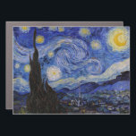 Vincent Van Gogh - The Starry night Auto Magnet<br><div class="desc">The Starry Night / La nuit etoilee - Vincent Van Gogh im Jahr 1889</div>