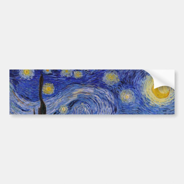 Vincent Van Gogh - The Starry night Autoaufkleber (Vorne)