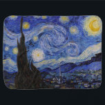 Vincent Van Gogh - The Starry night Babydecke<br><div class="desc">The Starry Night / La nuit etoilee - Vincent Van Gogh im Jahr 1889</div>