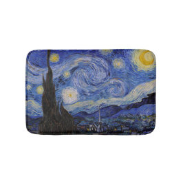 Vincent Van Gogh - The Starry night Badematte
