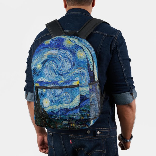Vincent Van Gogh The Starry Night Bedruckter Rucksack (Insitu (Modell))