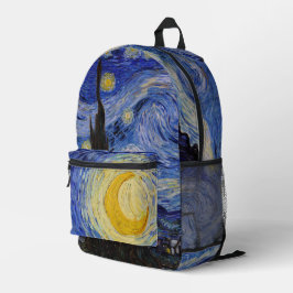 Vincent Van Gogh - The Starry night Bedruckter Rucksack