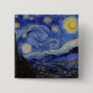 Vincent Van Gogh - The Starry night Button