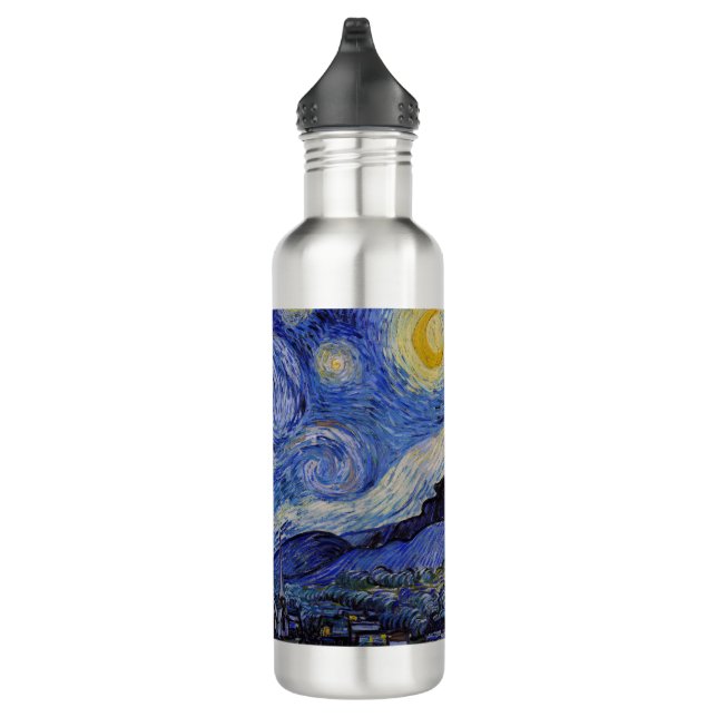Vincent Van Gogh - The Starry night Edelstahlflasche (Rechts)