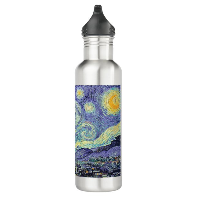 Vincent Van Gogh / The Starry Night Edelstahlflasche (Rechts)