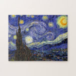 Vincent Van Gogh - The Starry Night Fine Art<br><div class="desc">Vincent Van Gogh's The Starry Night. Das Öl auf Leinwand aus dem Jahr 1889, die Starry Night wurde gemalt, während Van Gogh im Asyl in Saint-Remy, Frankreich, und gilt als eines seiner besten Meisterwerke. Obwohl es sich um eine Nachtszene handelt, wurde es tagsüber bemalt und repräsentiert den Ausblick aus dem...</div>