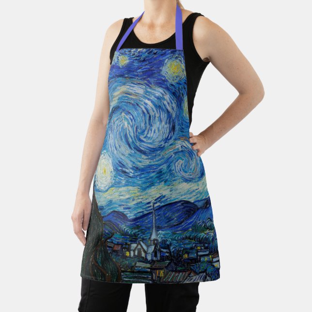 Vincent Van Gogh The Starry Night Fine Art Schürze (InSitu)