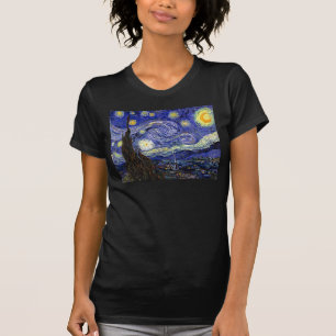 Vincent Van Gogh - The Starry Night Fine Art T-Shirt
