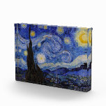 Vincent Van Gogh - The Starry night Fotoblock<br><div class="desc">The Starry Night / La nuit etoilee - Vincent Van Gogh im Jahr 1889</div>