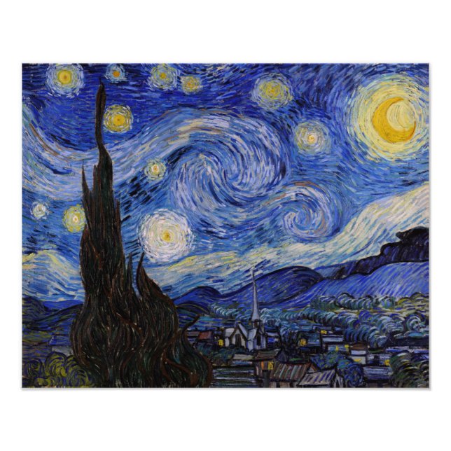 Vincent Van Gogh - The Starry night Fotodruck (Vorne)