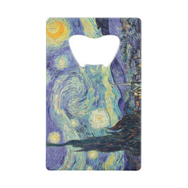 Vincent Van Gogh The Starry Night Geldbeutel Flaschenöffner
