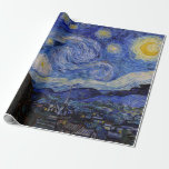 Vincent Van Gogh - The Starry night Geschenkpapier<br><div class="desc">The Starry Night / La nuit etoilee - Vincent Van Gogh im Jahr 1889</div>