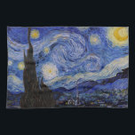 Vincent Van Gogh - The Starry night Geschirrtuch<br><div class="desc">The Starry Night / La nuit etoilee - Vincent Van Gogh im Jahr 1889</div>