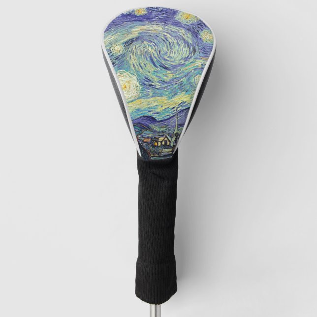 Vincent Van Gogh The Starry Night Golf Headcover (Vorderseite)