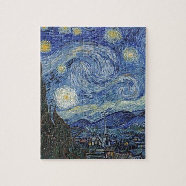 Vincent van Gogh| The Starry Night, Juni 1889 (Vertikal)