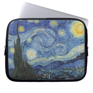 Vincent van Gogh The Starry Night, Juni 1889 Laptopschutzhülle