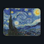 Vincent van Gogh | The Starry Night, Juni 1889 Magnet<br><div class="desc">The Starry Night, June 1889 (Oil on Leinwand), Gogh, Vincent van (1853-1990) / Museum of Modern Art, New York, USA / The Bridgeman Art Library | Image Collection number: XOS702746</div>