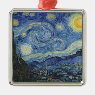 Vincent van Gogh  The Starry Night, Juni 1889 Ornament Aus Metall
