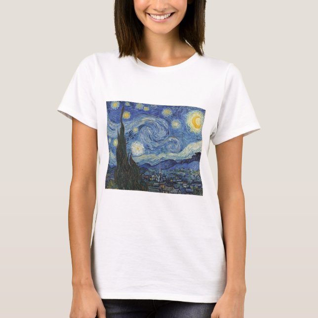 Vincent van Gogh | The Starry Night, Juni 1889 T-Shirt (Vorderseite)