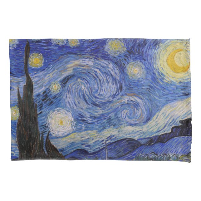 Vincent Van Gogh - The Starry night Kissenbezug (Vorderseite)