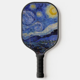 Vincent Van Gogh - The Starry night Pickleball Schläger