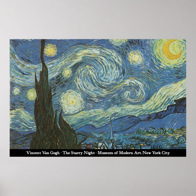 Vincent Van Gogh - The Starry Night Poster (Vorne)