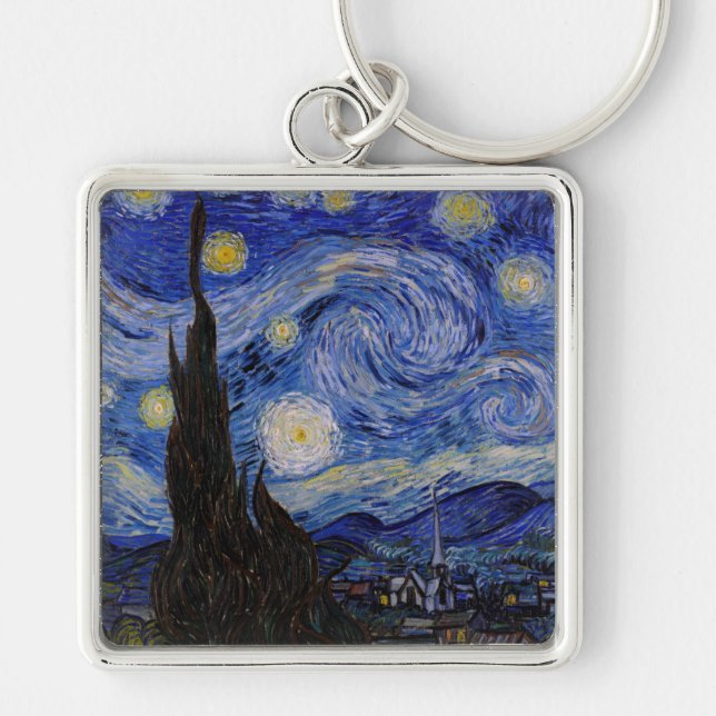 Vincent Van Gogh - The Starry night Schlüsselanhänger (Vorne)