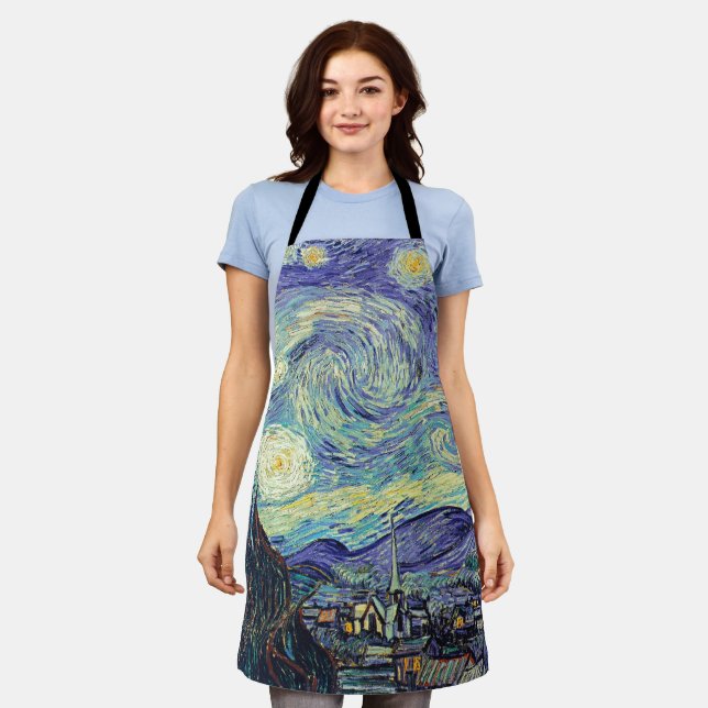 Vincent Van Gogh / The Starry Night Schürze (Getragen)