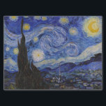 Vincent Van Gogh - The Starry night Seidenpapier<br><div class="desc">The Starry Night / La nuit etoilee - Vincent Van Gogh im Jahr 1889</div>