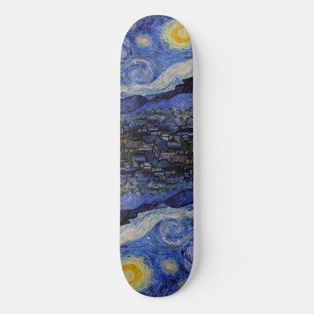 Vincent Van Gogh - The Starry night Skateboard (Vorderseite)