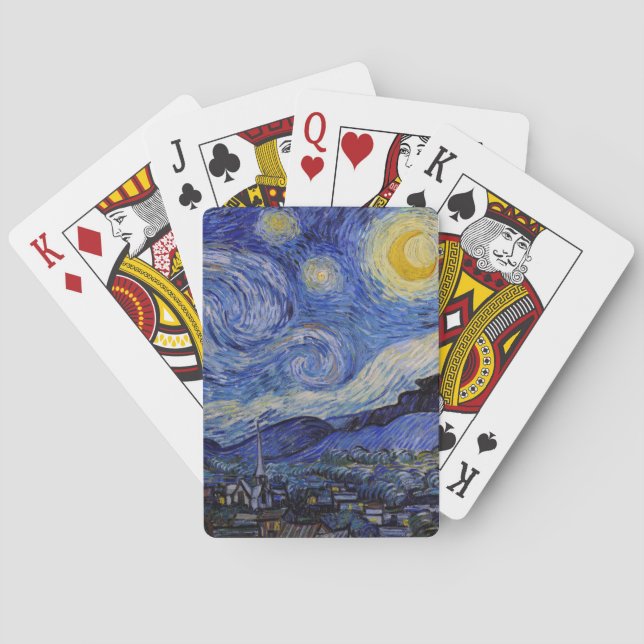Vincent Van Gogh - The Starry night Spielkarten (Rückseite)