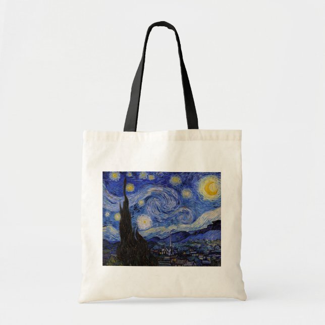 Vincent Van Gogh - The Starry night Tragetasche (Vorne)