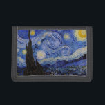 Vincent Van Gogh - The Starry night Trifold Geldbörse<br><div class="desc">The Starry Night / La nuit etoilee - Vincent Van Gogh im Jahr 1889</div>