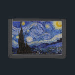 Vincent Van Gogh - The Starry night Trifold Geldbörse<br><div class="desc">The Starry Night / La nuit etoilee - Vincent Van Gogh im Jahr 1889</div>
