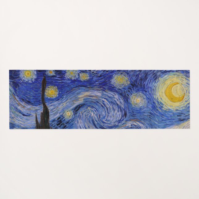 Vincent Van Gogh - The Starry night Yogamatte (Rückseite (Horizontal))