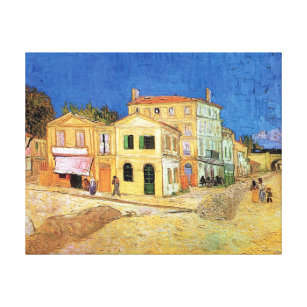 Vincent Van Gogh - The Yellow House - Fine Art Leinwanddruck