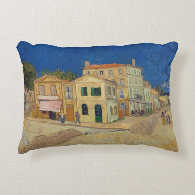 Vincent van Gogh - The Yellow House / The Street Dekokissen (Vorderseite)