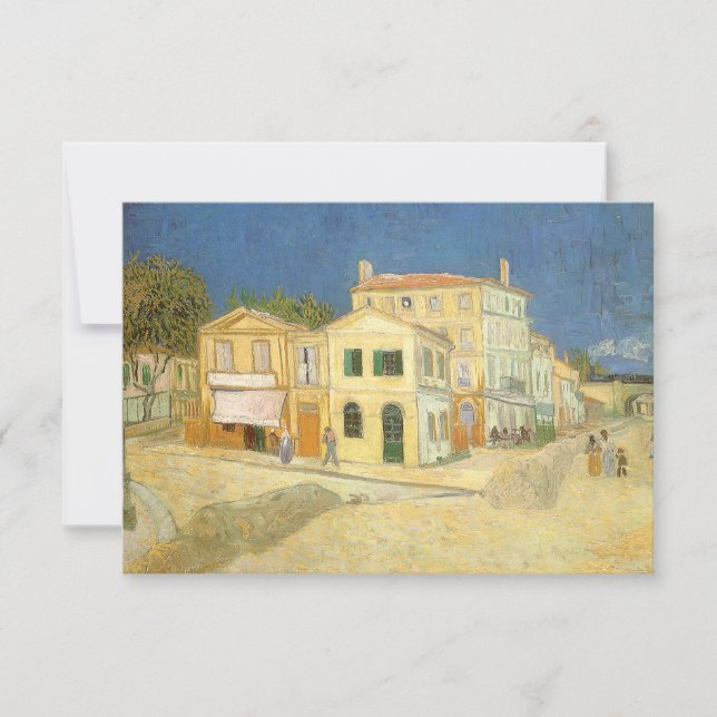 Vincent van Gogh - The Yellow House (The Street) Einladung (Vorderseite)