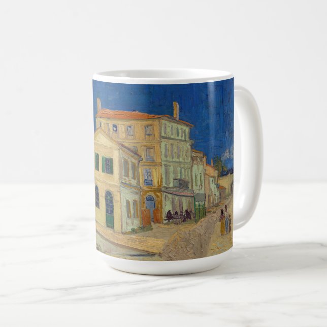 Vincent van Gogh - The Yellow House / The Street Kaffeetasse (VorderseiteRechts)