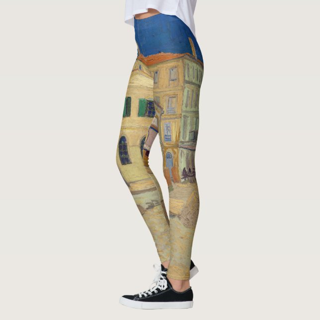 Vincent van Gogh - The Yellow House / The Street Leggings (Links)