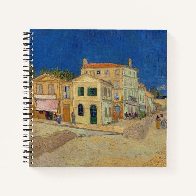 Vincent van Gogh - The Yellow House / The Street Notizbuch (Vorderseite)