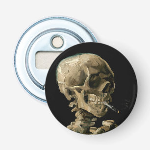 Vincent van Gogh - Totenkopf mit brennender Zigare Flaschenöffner