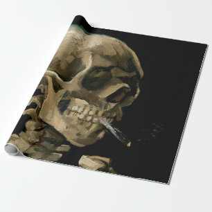 Vincent van Gogh - Totenkopf mit brennender Zigare Geschenkpapier