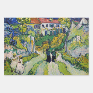 Vincent van Gogh - Treppe bei Auvers Geschenkpapier Set