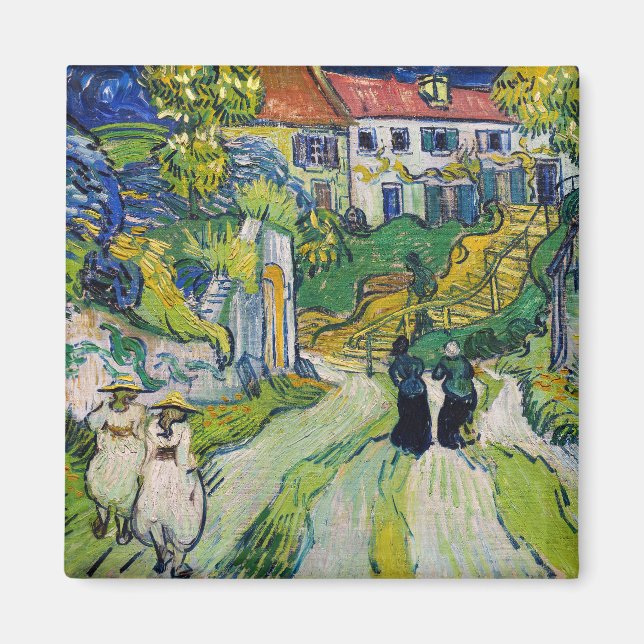 Vincent van Gogh - Treppe bei Auvers Magnet (Vorne)