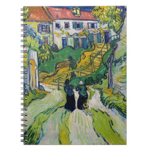 Vincent van Gogh - Treppe bei Auvers Notizblock