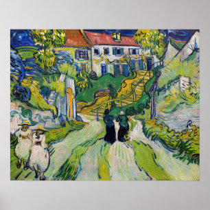 Vincent van Gogh - Treppe bei Auvers Poster