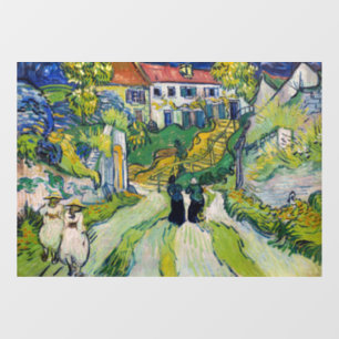 Vincent van Gogh - Treppe in Auvers Fensteraufkleber
